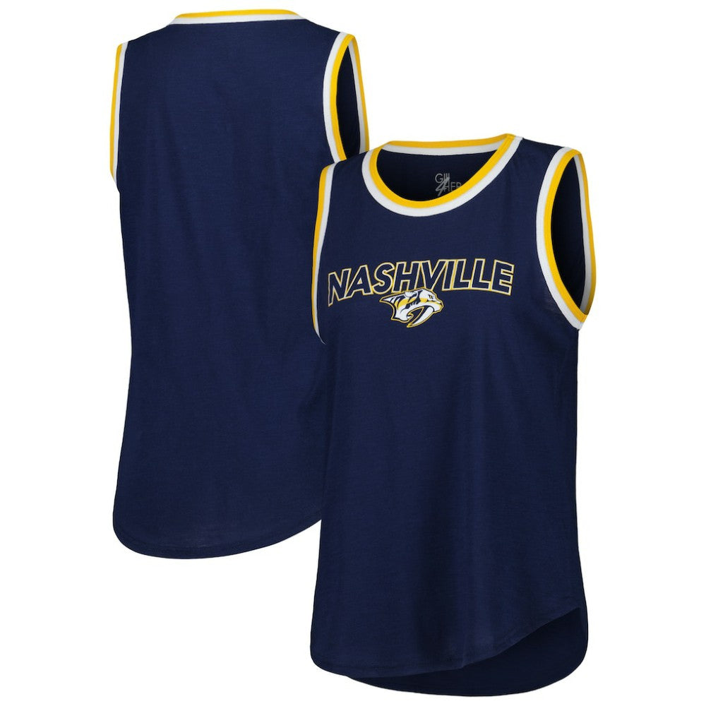Nashville Predators G-III 4Her by Carl Banks Women's Strategy Tank Top -  NHL Tank Top
