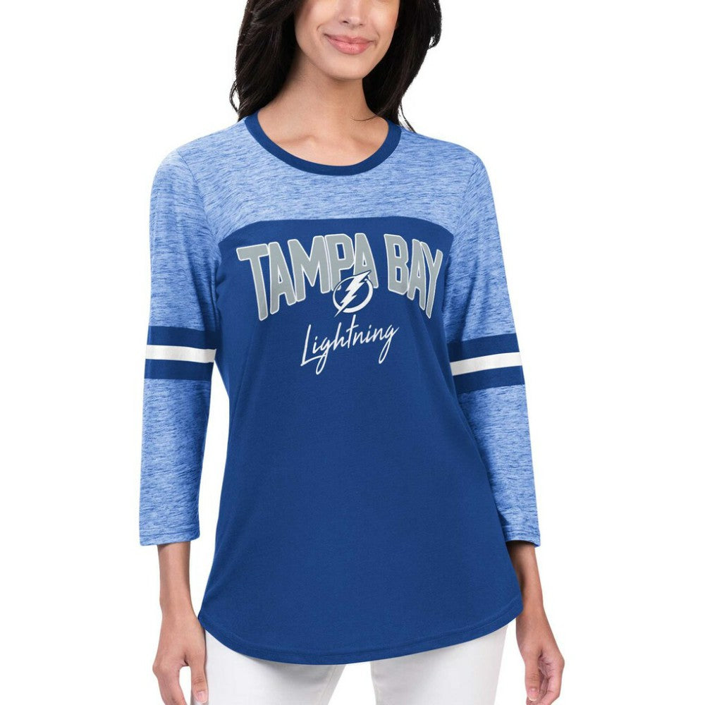 Tampa Bay Lightning G-III 4Her by Carl Banks Women's Play The Game 3/4-Sleeve T-Shirt -  NHL T-shirts