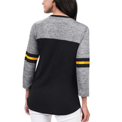 Pittsburgh Penguins G-III 4Her by Carl Banks Women's Play The Game 3/4-Sleeve T-Shirt -  NHL T-shirts