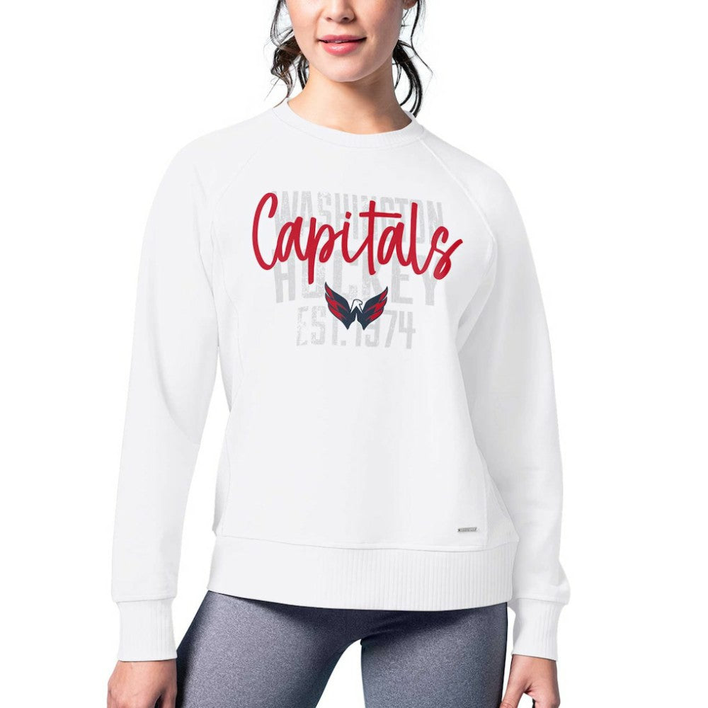 Washington Capitals MSX by Michael Strahan Women's Millie Raglan Pullover Sweatshirt -  NHL Sweatshirts