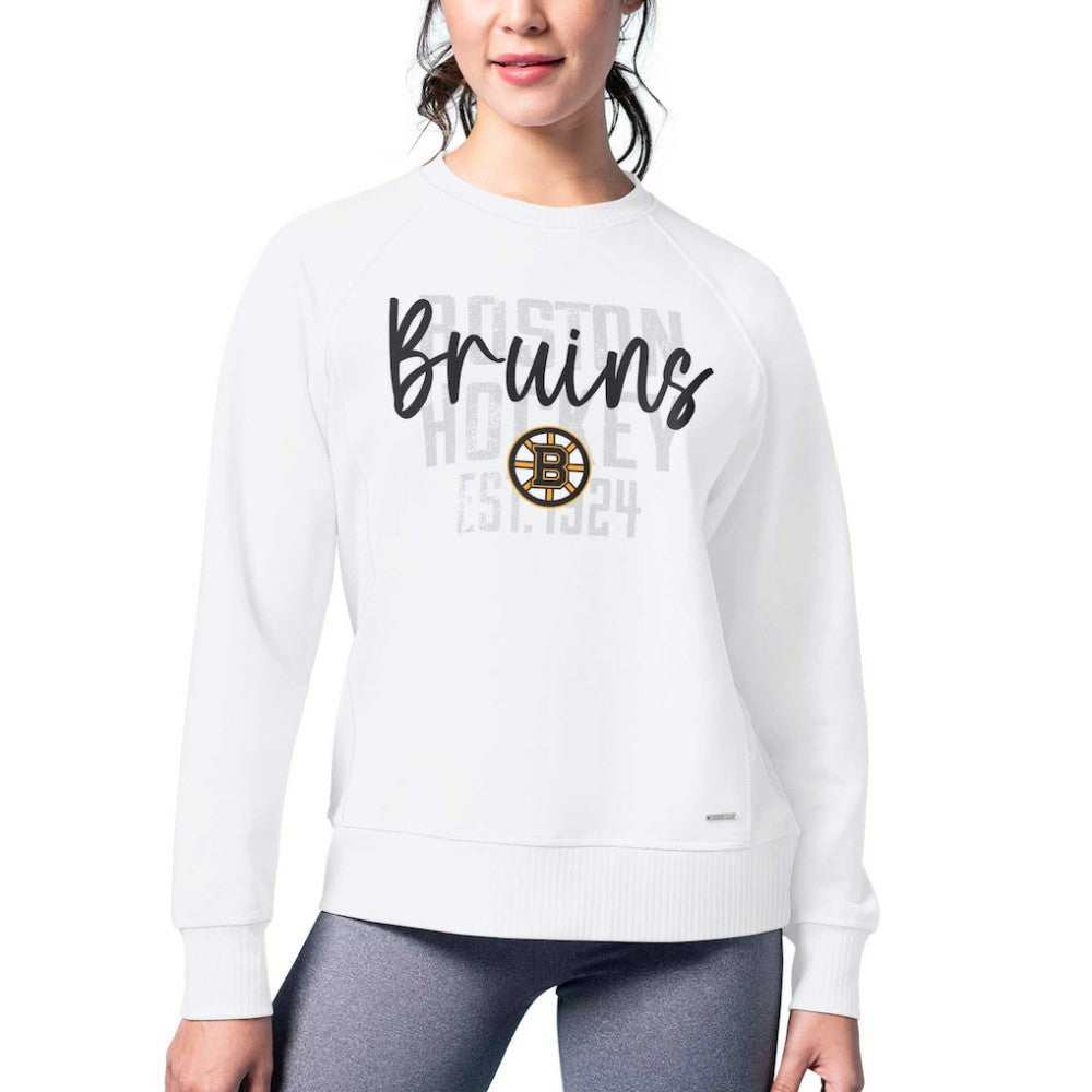 Boston Bruins MSX by Michael Strahan Women's Millie Raglan Pullover Sweatshirt -  NHL Sweatshirts