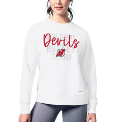 New Jersey Devils MSX by Michael Strahan Women's Millie Raglan Pullover Sweatshirt -  NHL Sweatshirts