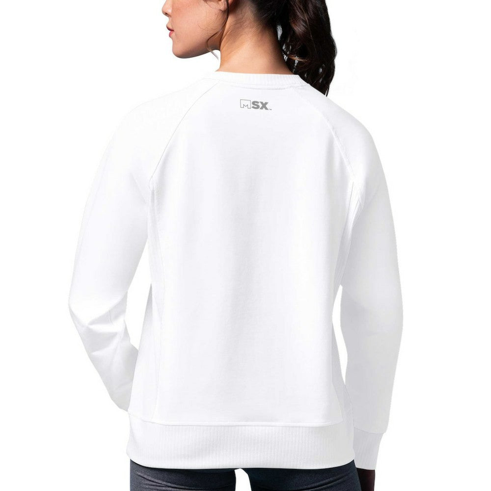 New Jersey Devils MSX by Michael Strahan Women's Millie Raglan Pullover Sweatshirt -  NHL Sweatshirts