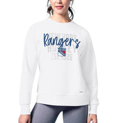 New York Rangers MSX by Michael Strahan Women's Millie Raglan Pullover Sweatshirt -  NHL Sweatshirts