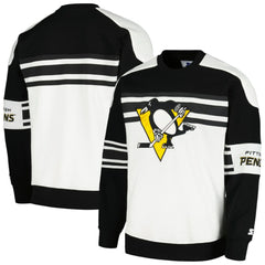 Pittsburgh Penguins Starter Defense Fleece Crewneck Pullover Sweatshirt -  NHL Sweatshirts