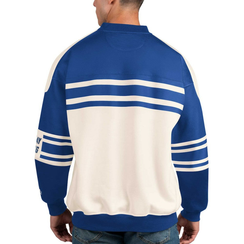 Tampa Bay Lightning Starter Defense Fleece Crewneck Pullover Sweatshirt -  NHL Sweatshirts