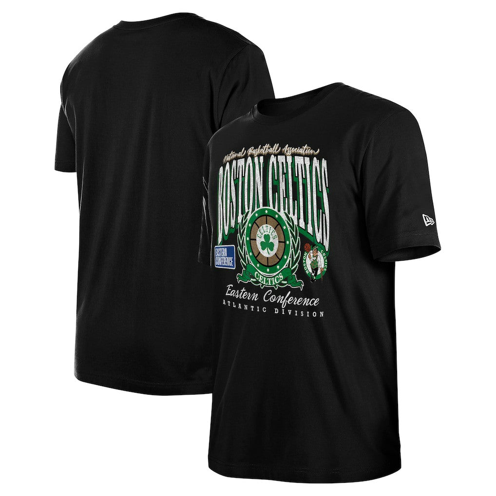 Black Boston Celtics Unisex Oversized Essentials Boxy T-Shirt | NBA