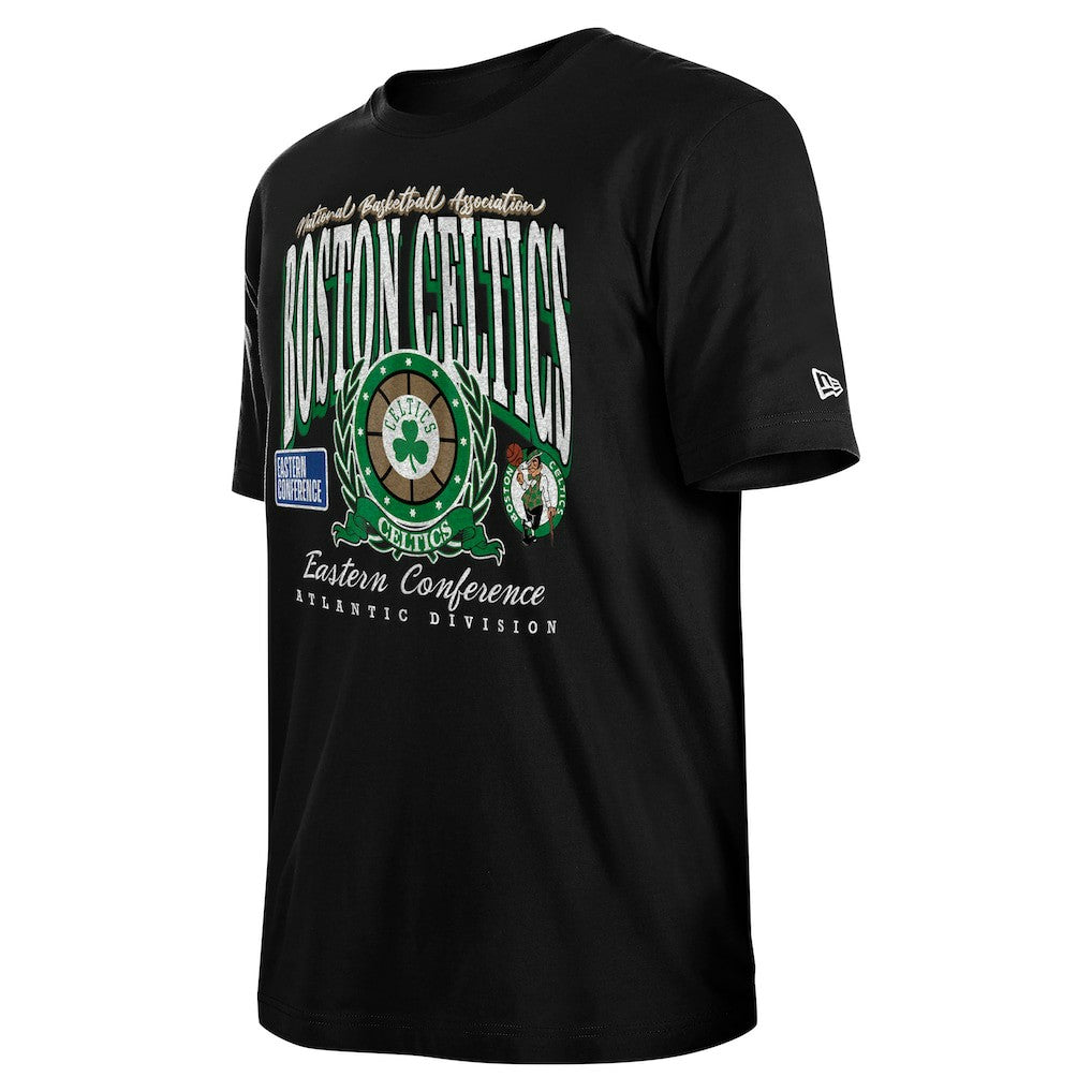 Black Boston Celtics Unisex Oversized Essentials Boxy T-Shirt | NBA