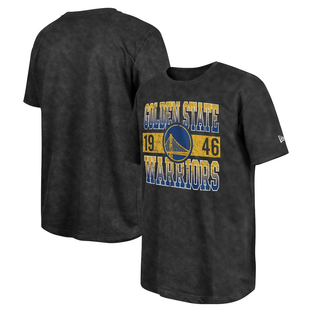 Black Golden State Warriors Enzyme Washed Oversized T-Shirt sale | NBA
