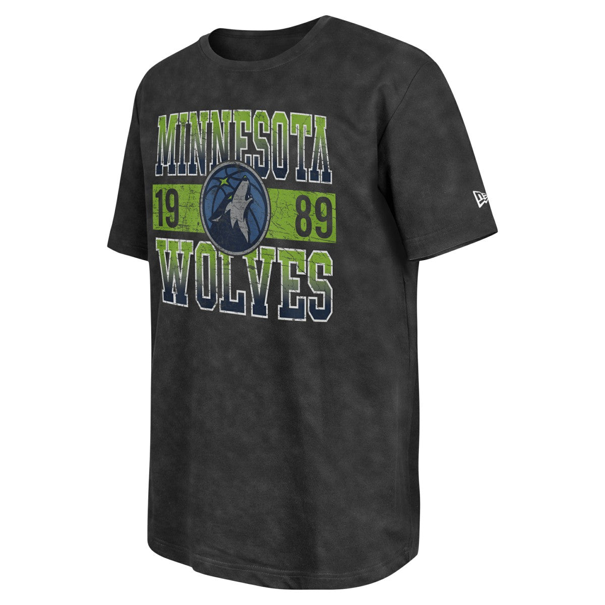 Black Minnesota Timberwolves Enzyme Washed Oversized T-Shirt | NBA