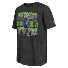 Black Minnesota Timberwolves Enzyme Washed Oversized T-Shirt | NBA