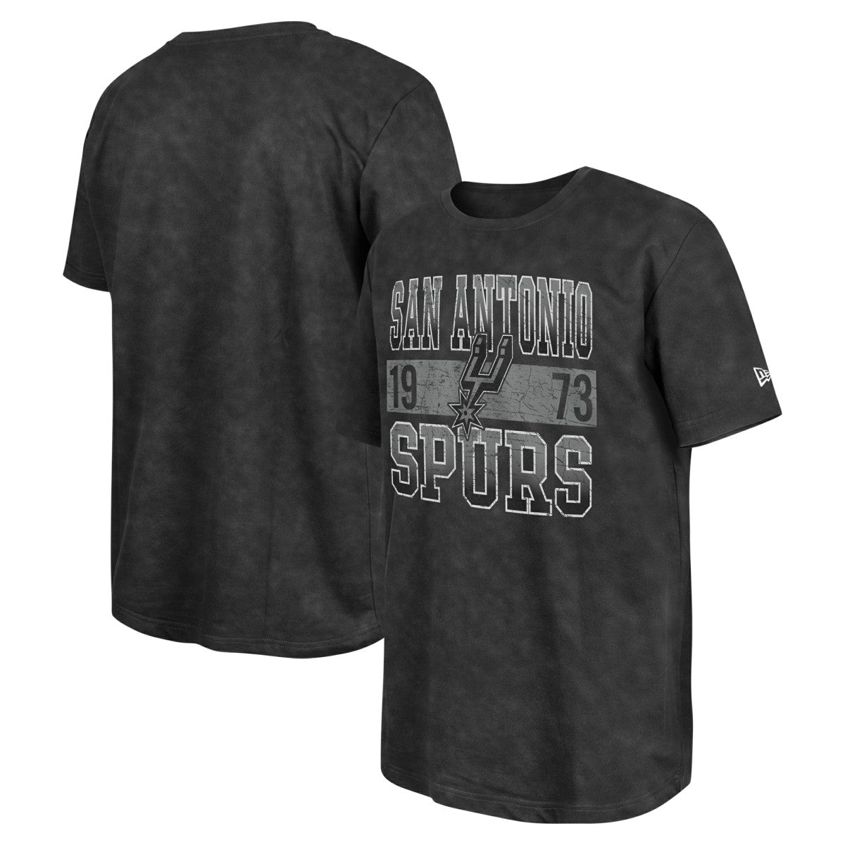 Black San Antonio Spurs Enzyme Washed Oversized T-Shirt | NBA