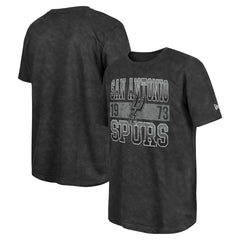 Black San Antonio Spurs Enzyme Washed Oversized T-Shirt | NBA