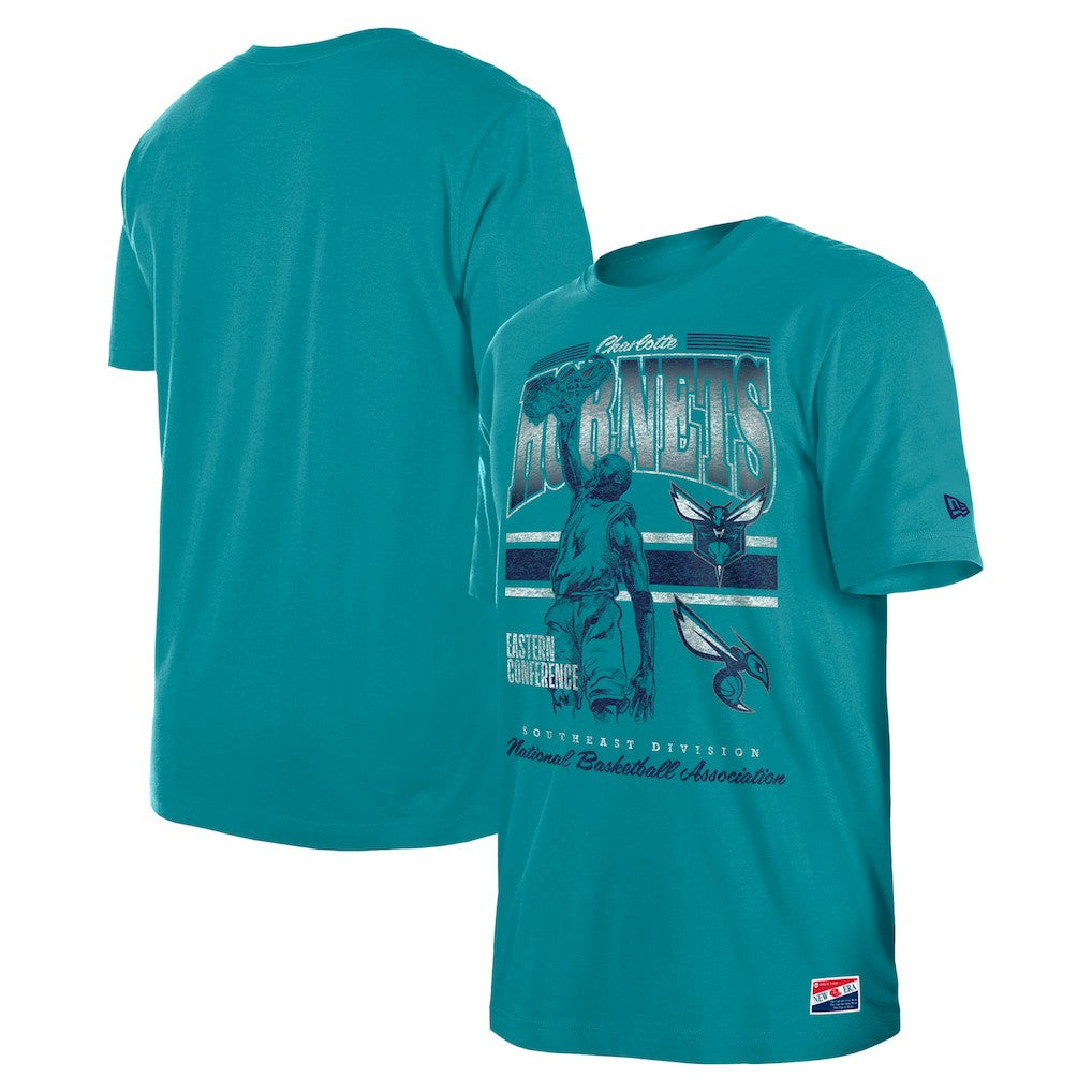 Teal Charlotte Hornets Enzyme Wash Oversized T-Shirt | NBA