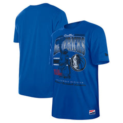 Blue Dallas Mavericks Enzyme Wash Oversized T-Shirt sale | NBA