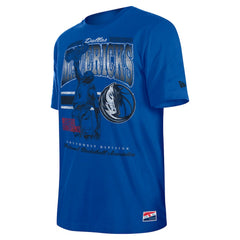 Blue Dallas Mavericks Enzyme Wash Oversized T-Shirt sale | NBA