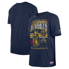 Navy Denver Nuggets Enzyme Wash Oversized T-Shirt sale | NBA