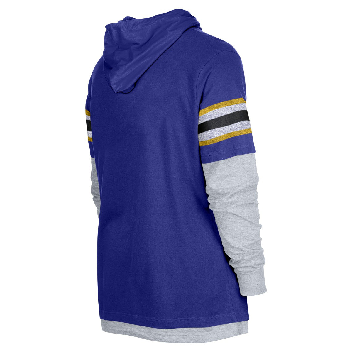 Purple Los Angeles Lakers Layered Long Sleeve Hoodie T-Shirt | NBA