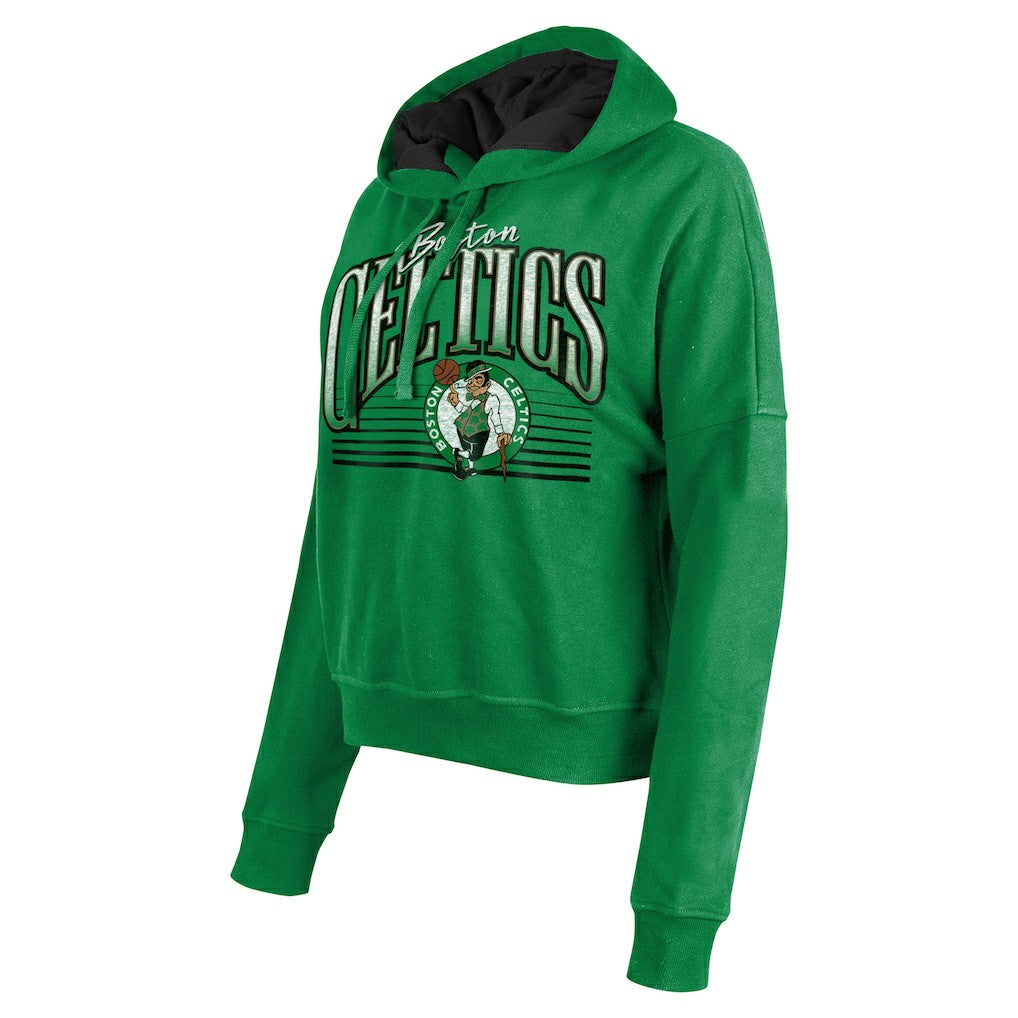 Kelly Green Boston Celtics Women's Boxy Pullover Hoodie | NBA