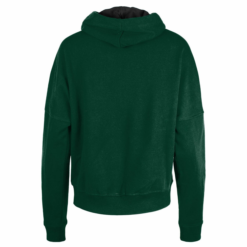 Hunter Green Milwaukee Bucks Women's Boxy Pullover Hoodie | NBA