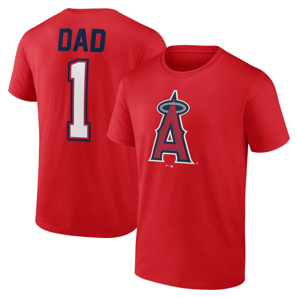 Los Angeles Angels Father's Day #1 Dad T-Shirt - MLB T-shirts