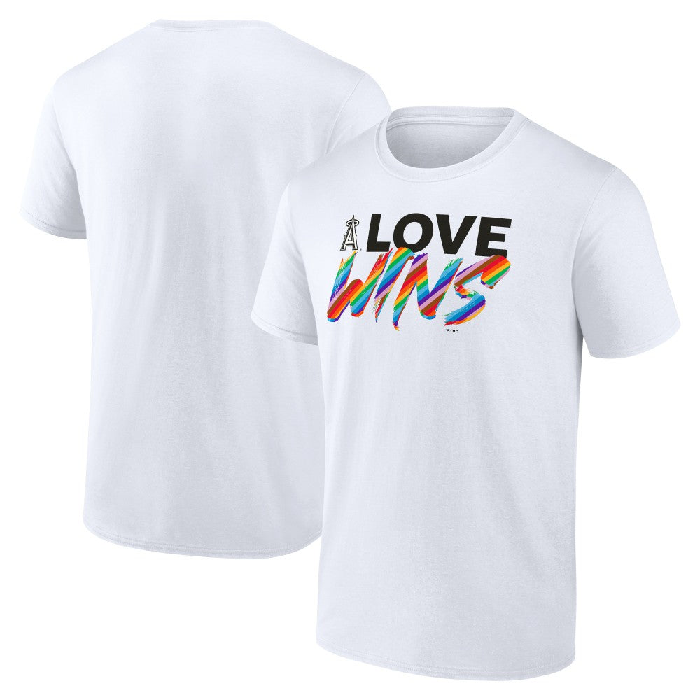 Los Angeles Angels Love Wins T-Shirt - MLB T-shirts