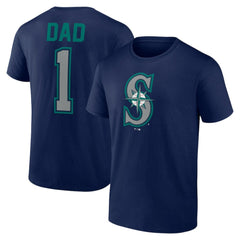 Seattle Mariners Father's Day #1 Dad T-Shirt - MLB T-shirts