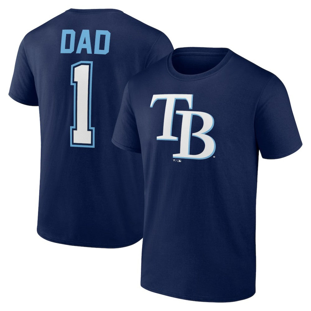 Tampa Bay Rays Father's Day #1 Dad T-Shirt - MLB T-shirts