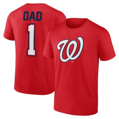 Washington Nationals Father's Day #1 Dad T-Shirt - MLB T-shirts