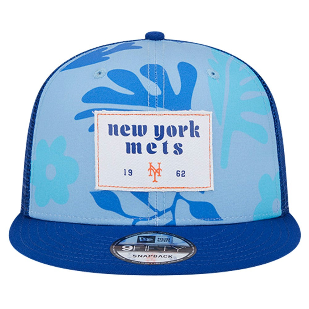 New York Mets New Era Bikini Bottom Trucker 9FIFTY Snapback Hat - MLB Hats