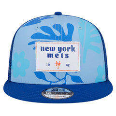 New York Mets New Era Bikini Bottom Trucker 9FIFTY Snapback Hat - MLB Hats