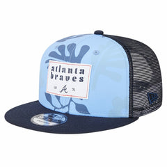 Atlanta Braves New Era Bikini Bottom Trucker 9FIFTY Snapback Hat - MLB Hats