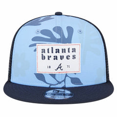 Atlanta Braves New Era Bikini Bottom Trucker 9FIFTY Snapback Hat - MLB Hats