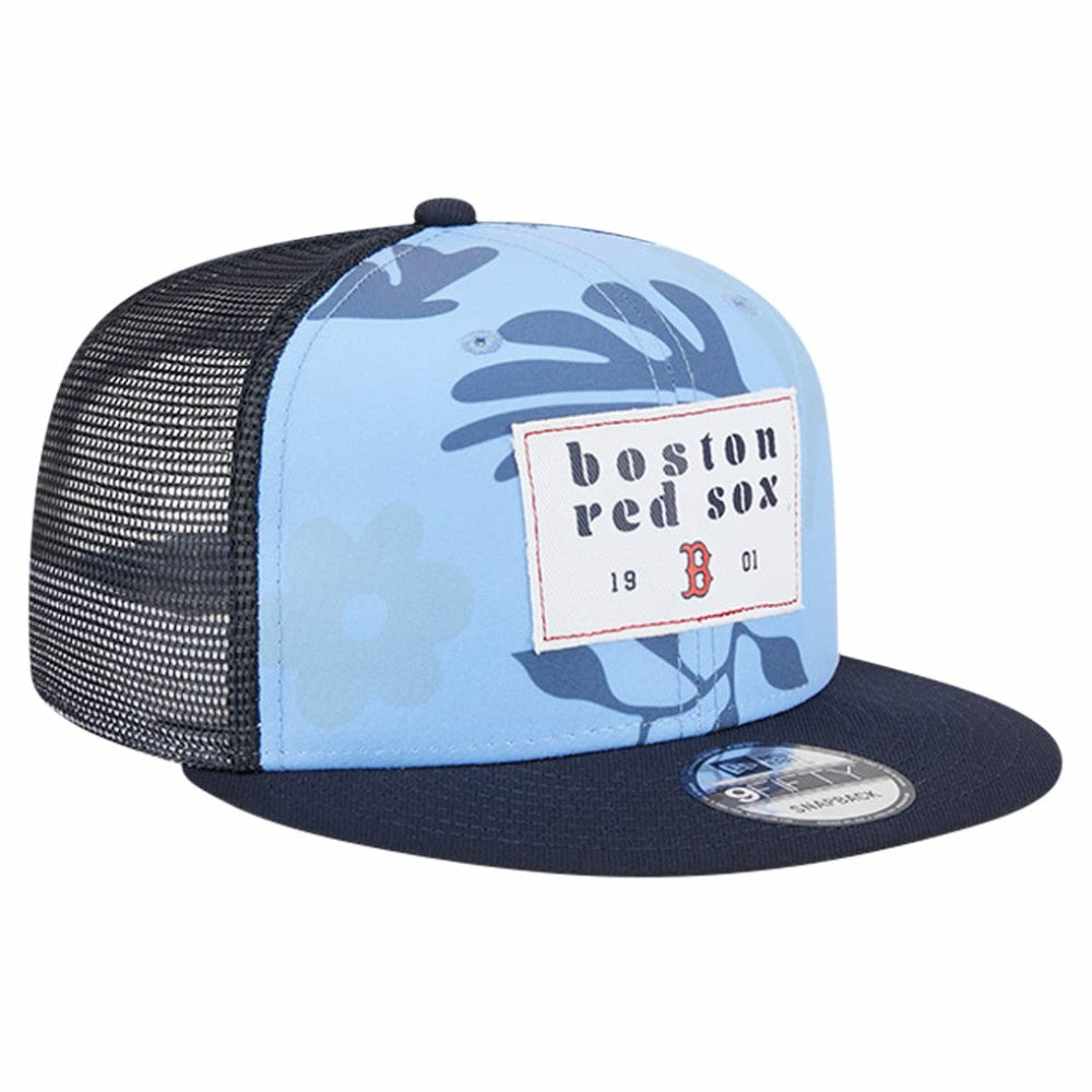 Boston Red Sox New Era Bikini Bottom Trucker 9FIFTY Snapback Hat - MLB Hats