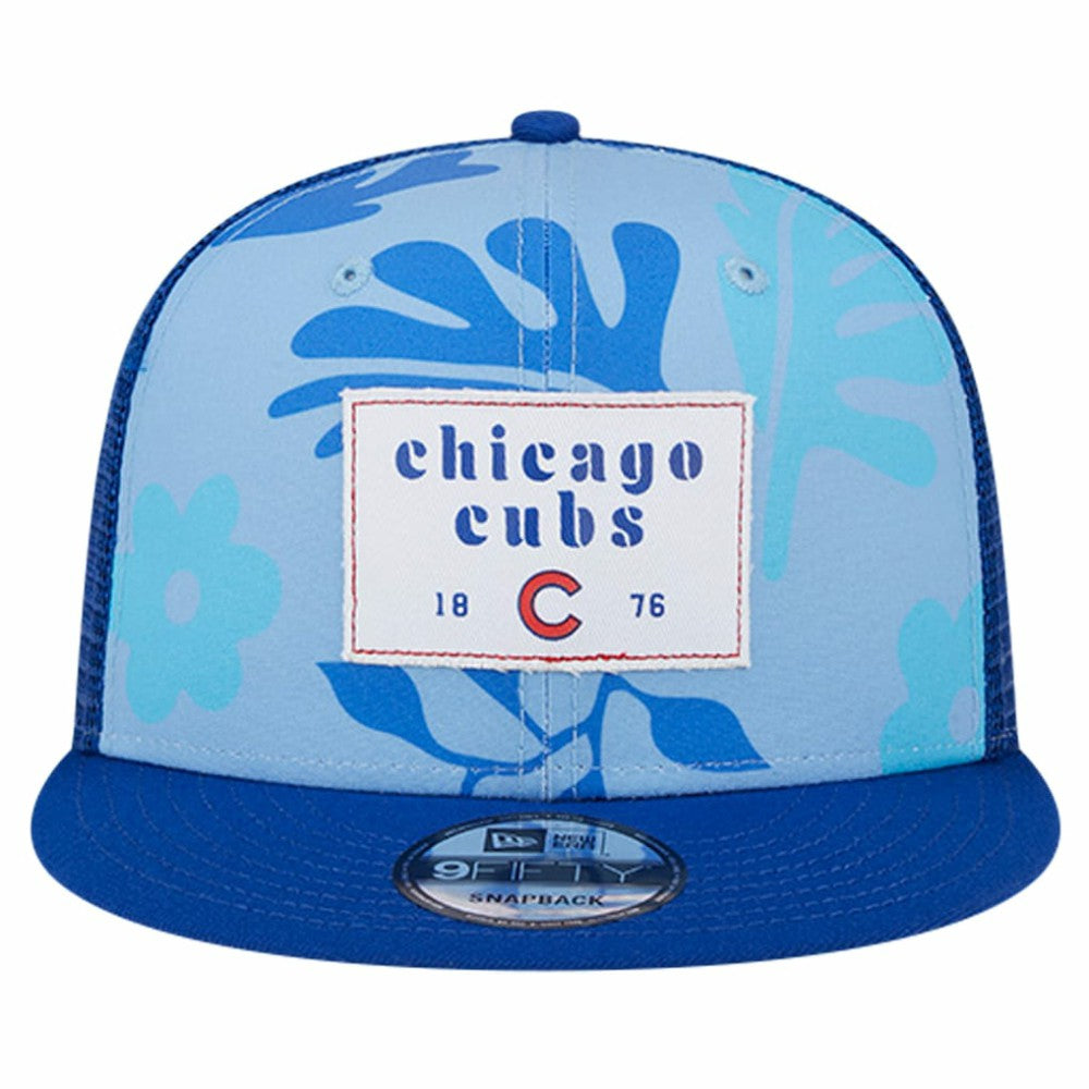 Chicago Cubs New Era Bikini Bottom Trucker 9FIFTY Snapback Hat - MLB Hats