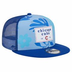Chicago Cubs New Era Bikini Bottom Trucker 9FIFTY Snapback Hat - MLB Hats