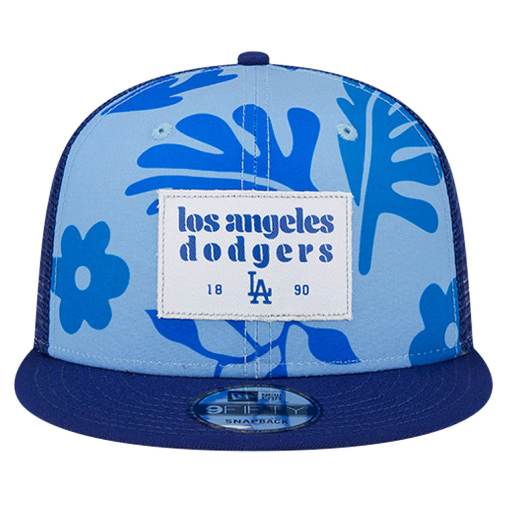 Los Angeles Dodgers New Era Bikini Bottom Trucker 9FIFTY Snapback Hat - MLB Hats