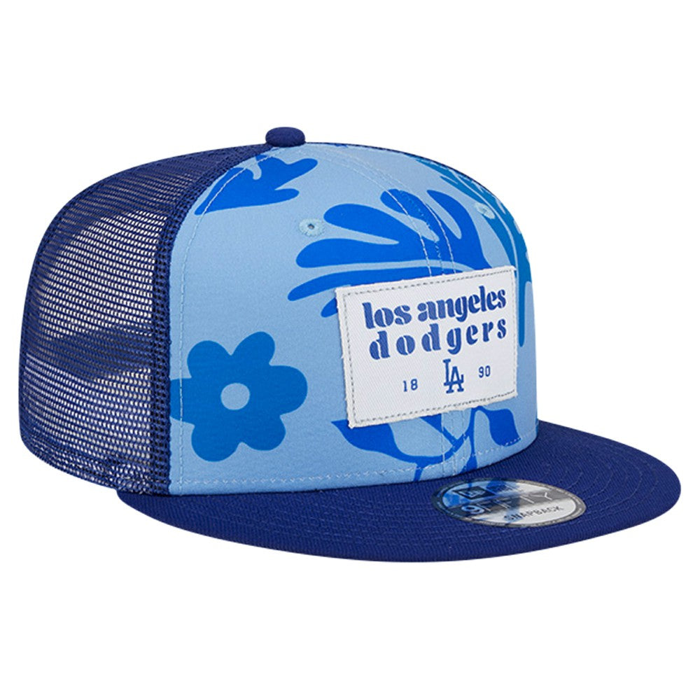 Los Angeles Dodgers New Era Bikini Bottom Trucker 9FIFTY Snapback Hat - MLB Hats
