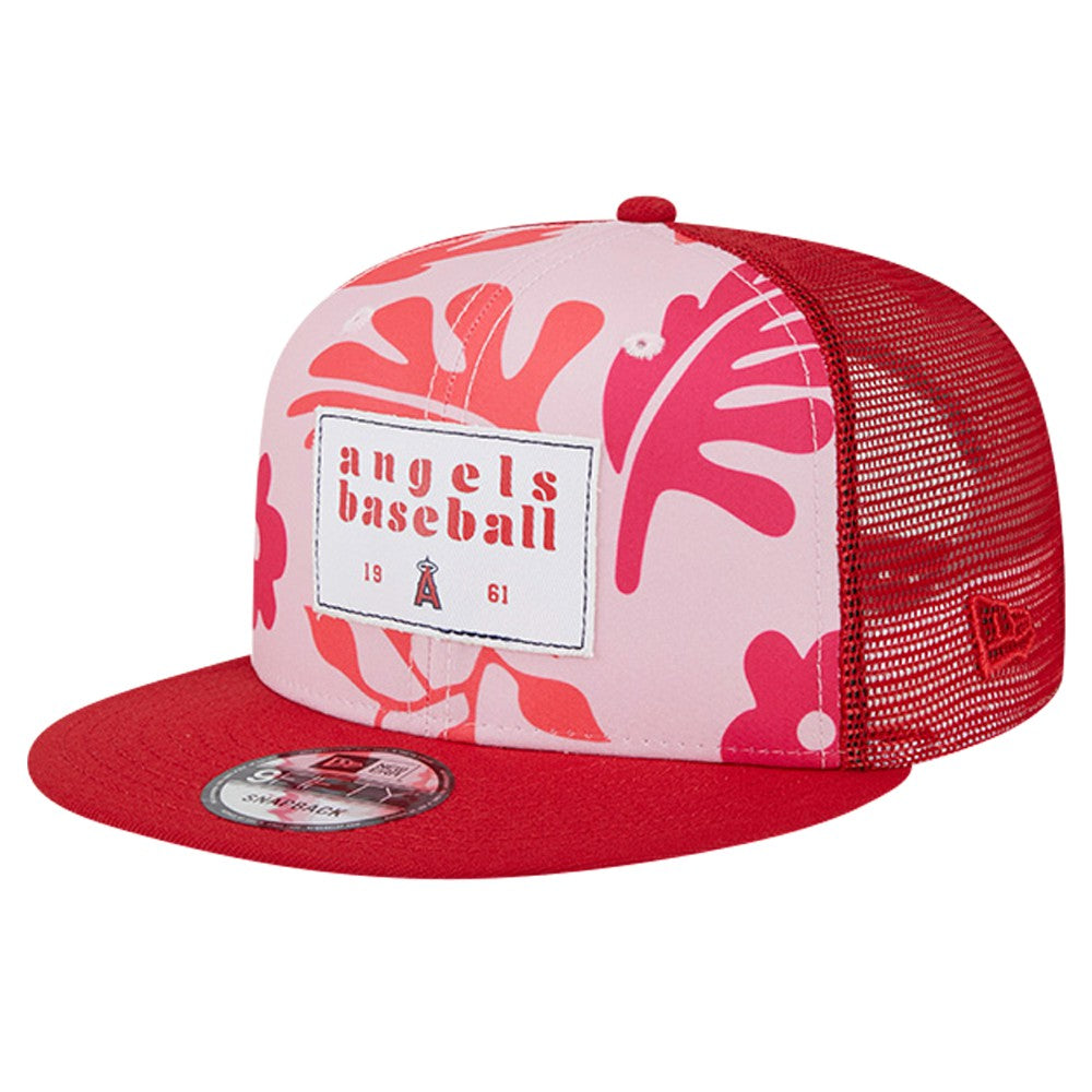 Los Angeles Angels New Era Bikini Bottom Trucker 9FIFTY Snapback Hat - MLB Hats