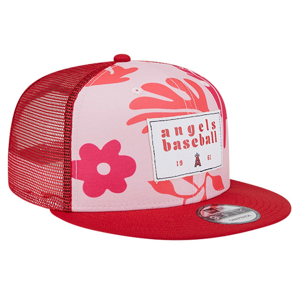 Los Angeles Angels New Era Bikini Bottom Trucker 9FIFTY Snapback Hat - MLB Hats