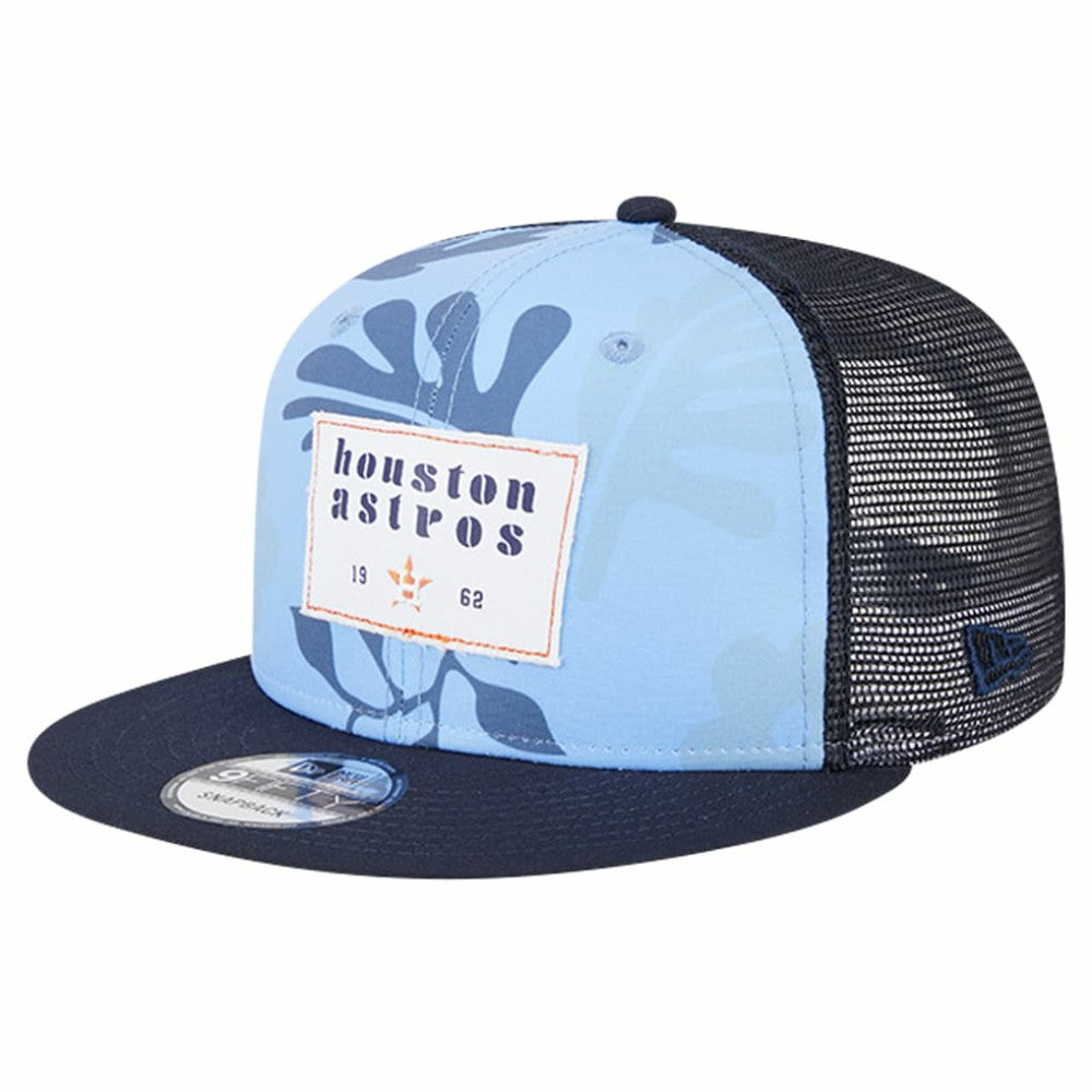 Houston Astros New Era Bikini Bottom Trucker 9FIFTY Snapback Hat - MLB Hats