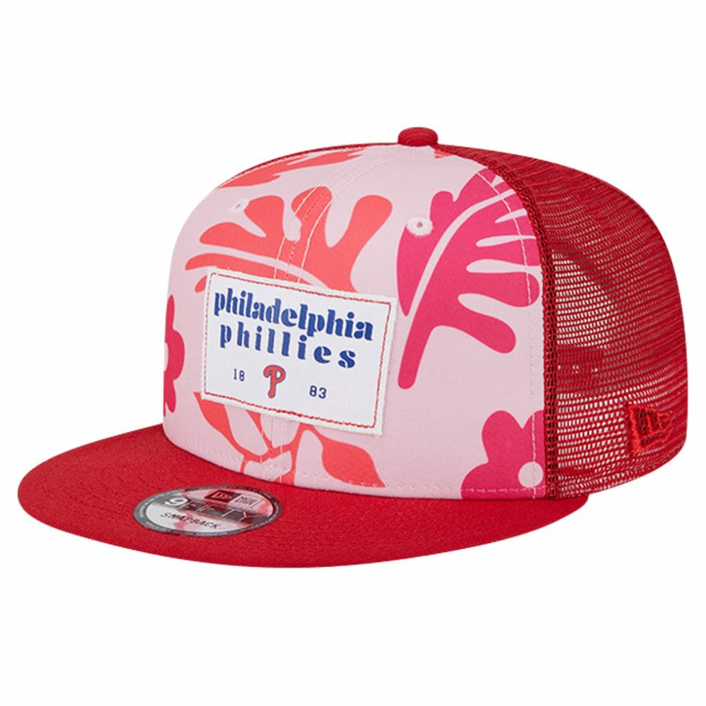 Philadelphia Phillies New Era Bikini Bottom Trucker 9FIFTY Snapback Hat - MLB Hats