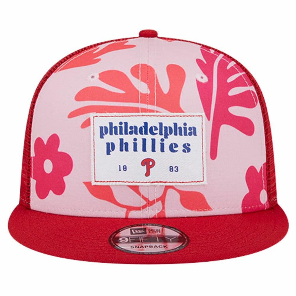 Philadelphia Phillies New Era Bikini Bottom Trucker 9FIFTY Snapback Hat - MLB Hats