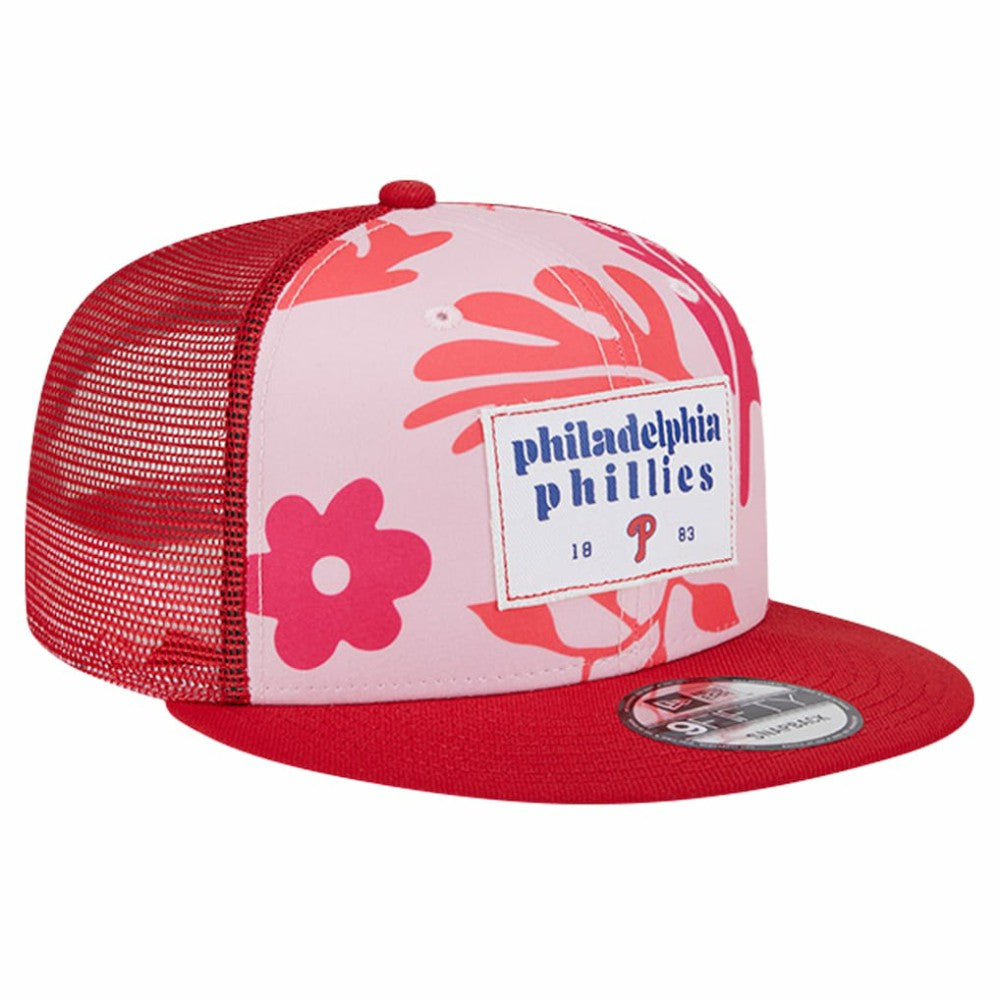 Philadelphia Phillies New Era Bikini Bottom Trucker 9FIFTY Snapback Hat - MLB Hats