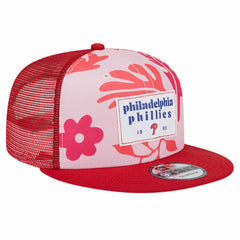 Philadelphia Phillies New Era Bikini Bottom Trucker 9FIFTY Snapback Hat - MLB Hats
