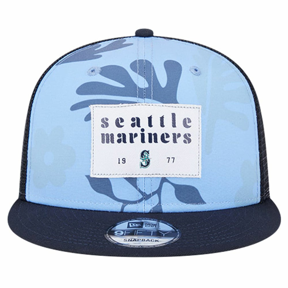 Seattle Mariners New Era Bikini Bottom Trucker 9FIFTY Snapback Hat - MLB Hats