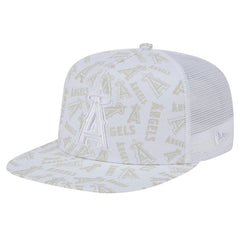 Los Angeles Angels New Era Logo Dunes A-Frame Trucker 9FIFTY Snapback Hat - MLB Hats