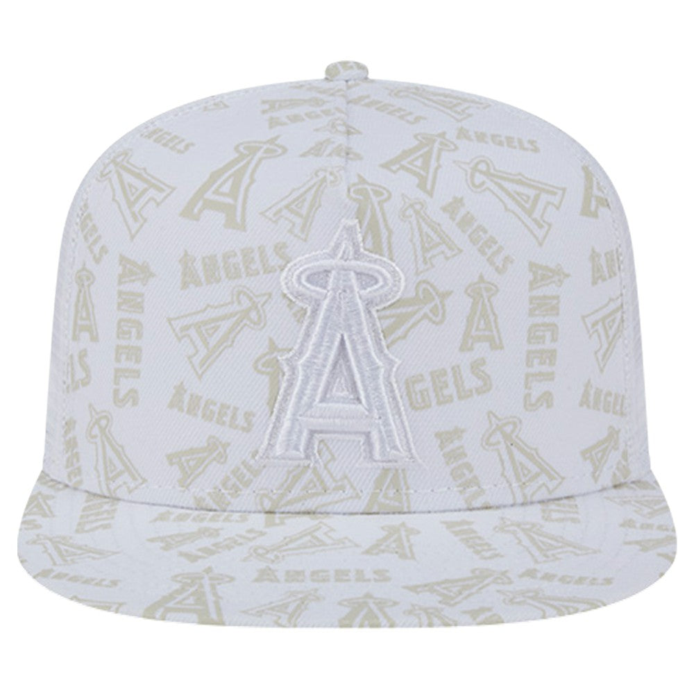 Los Angeles Angels New Era Logo Dunes A-Frame Trucker 9FIFTY Snapback Hat - MLB Hats