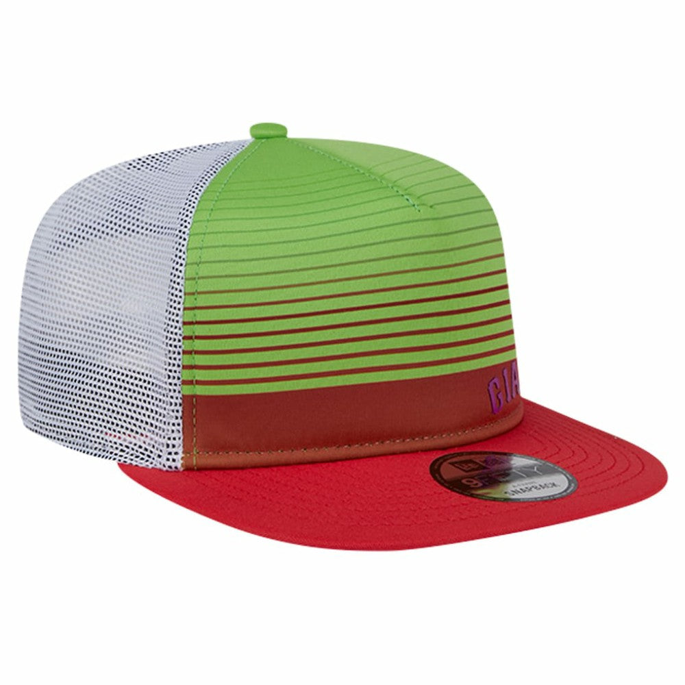 San Francisco Giants New Era Neon Horizon A-Frame Trucker 9FIFTY Snapback Hat - MLB Hats