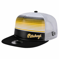 Pittsburgh Pirates New Era Team Horizon 9FIFTY A-Frame Trucker Snapback Hat - MLB Hats
